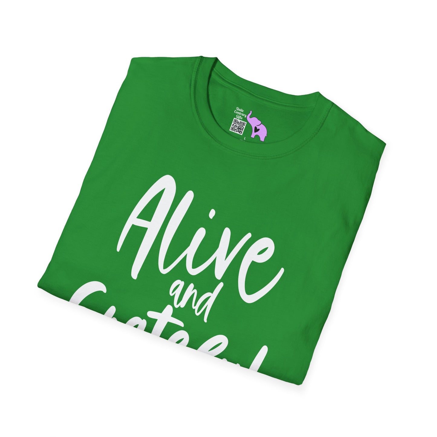 Alive & Grateful Cancer Survivor Adult T-shirt