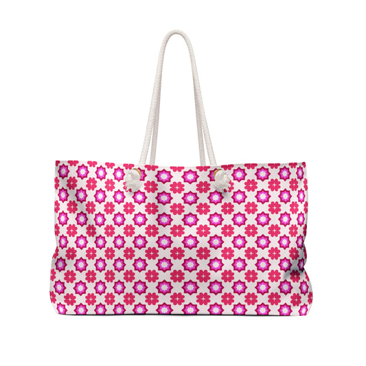 Rosy Star Garden Weekender Bag