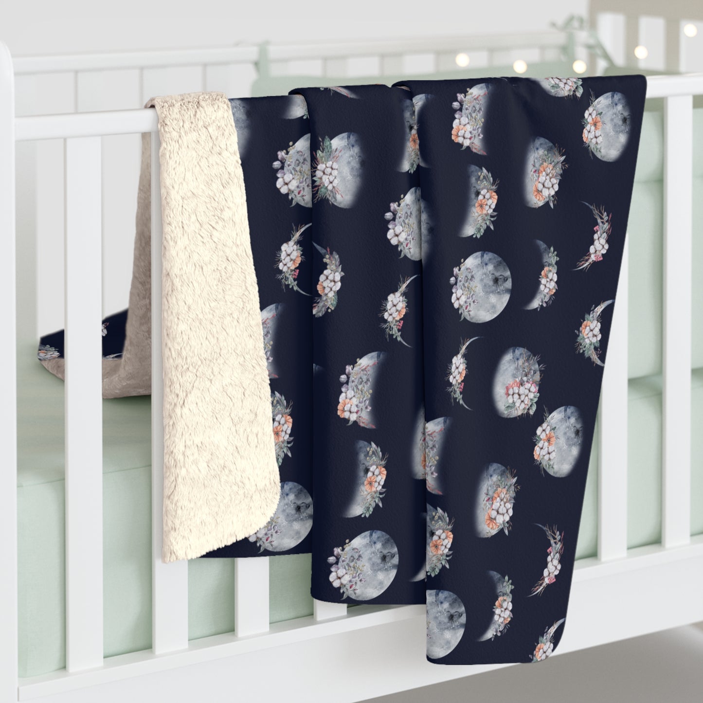 Lunar Garden Fleece Blanket