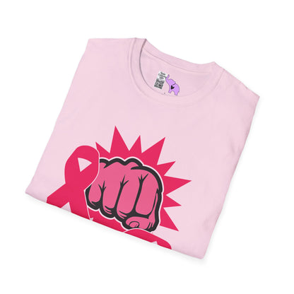 Breast Cancer Warrior Punch Adult T-shirt