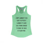 I Don't Workout To... Women's Ideal Racerback Tank