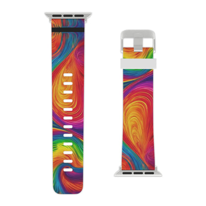 Vibrant Color Swirl Watch Band for Apple Watch