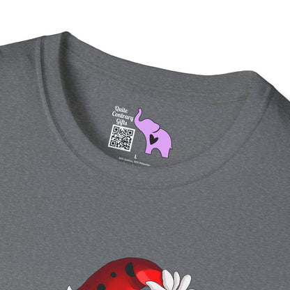 Let It Be Valentine Gnome Adult T-shirt