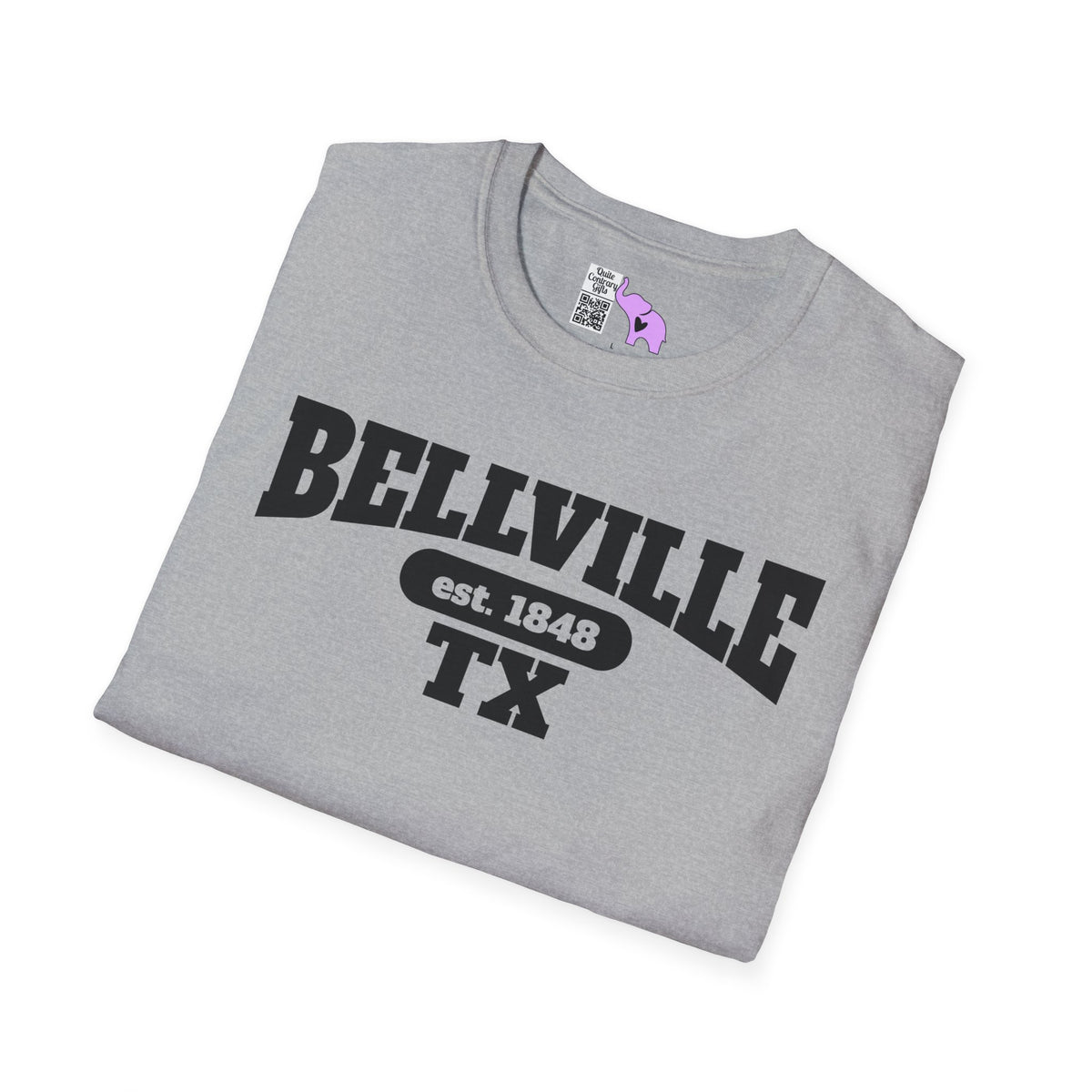 Bellville Tx Est. 1848 Adult T-shirt