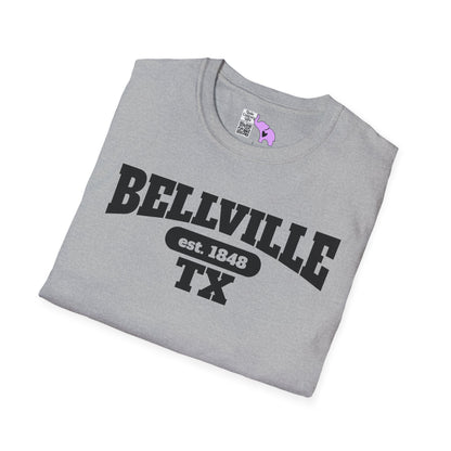 Bellville Tx Est. 1848 Adult T-shirt