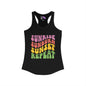 Sunrise Sunburn Sunset Repeat Women's Ideal Racerback Tank