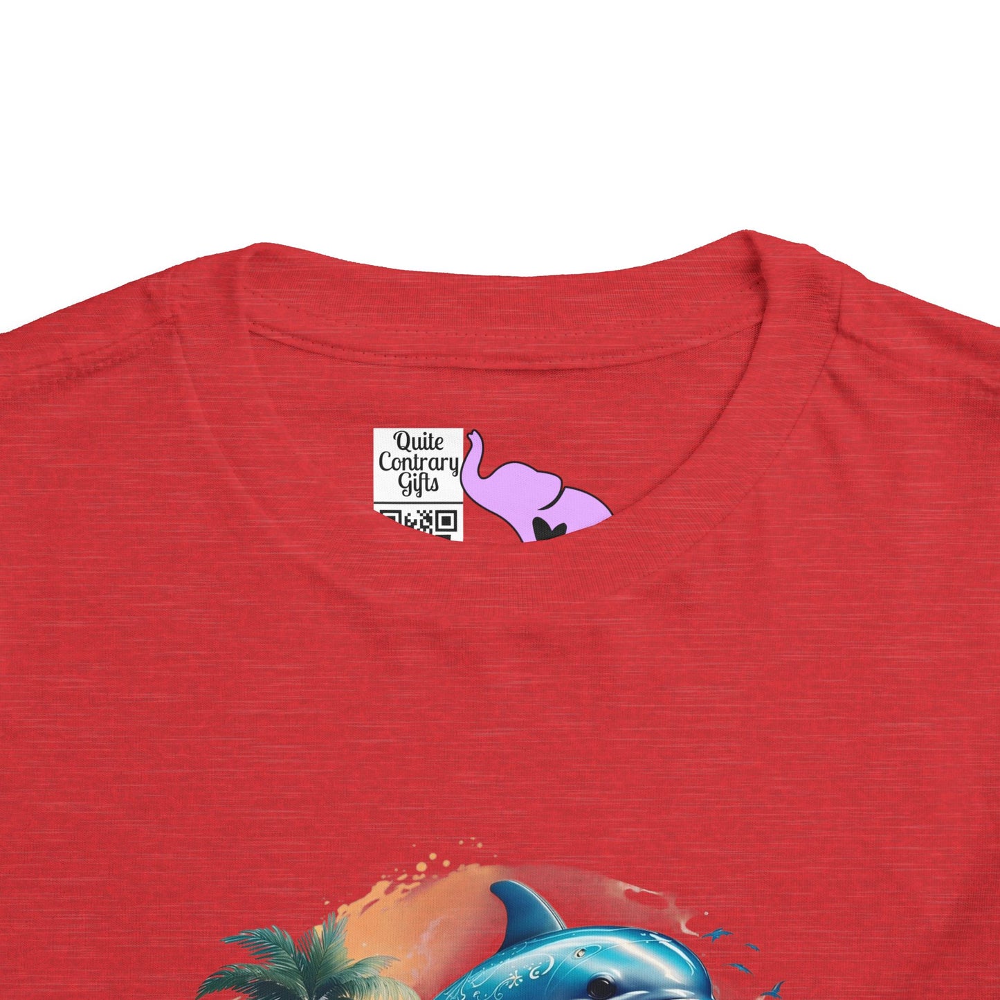 Tropical Dolphin Toddler Tee
