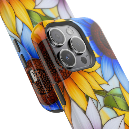 Colorful Sunflowers MagSafe® Compatible Tough Case for iPhone