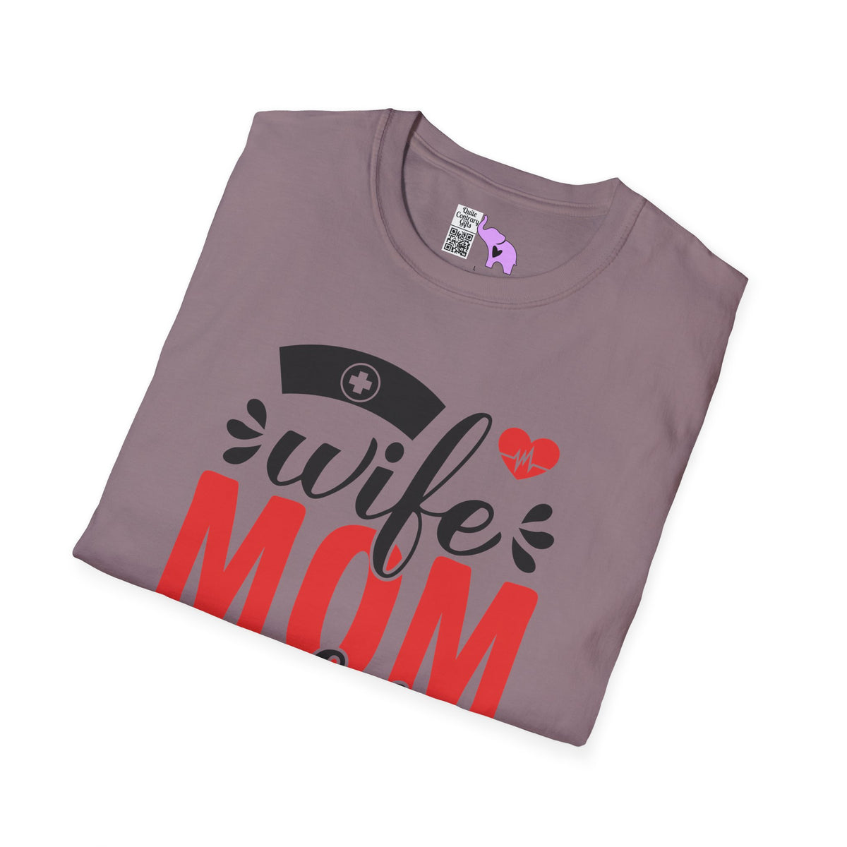 Wife Mom Nurse Adult T-shirt