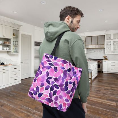 Lilac Serenade Canvas Tote Bag