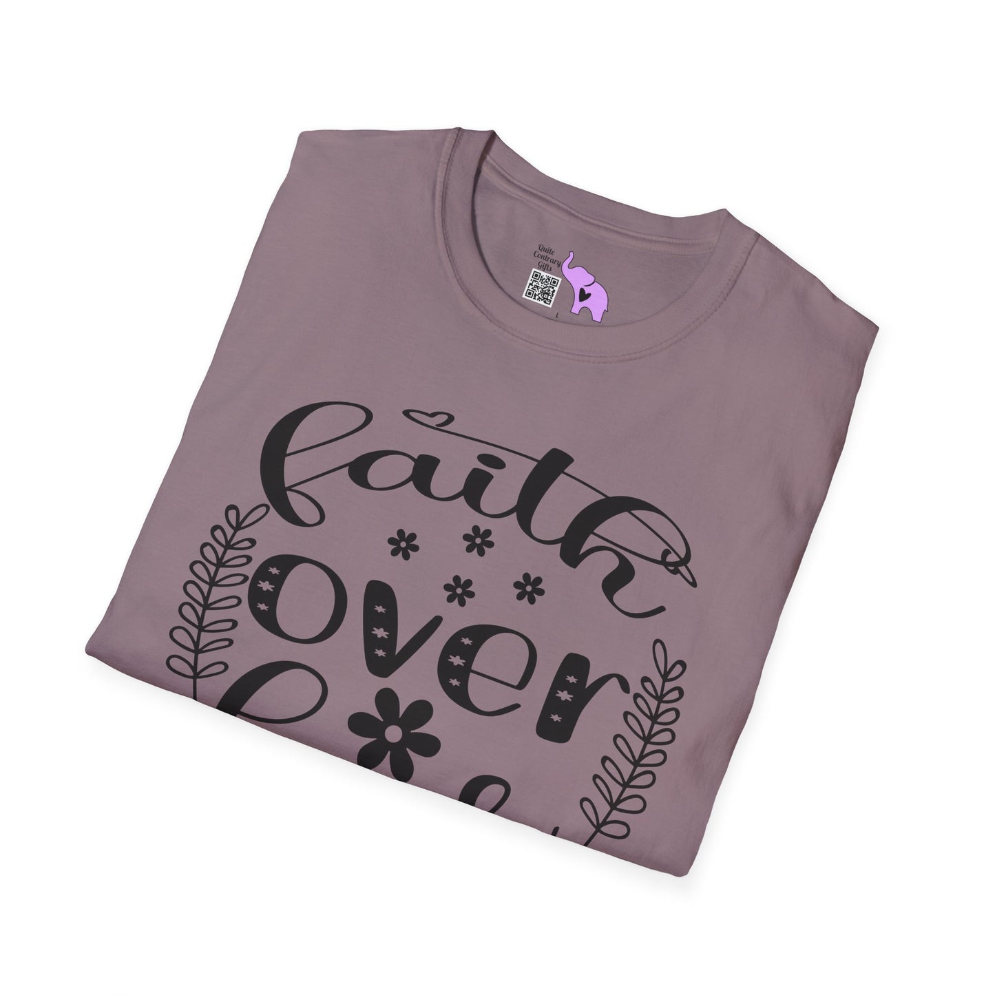 Faith Over Fear Adult T-shirt