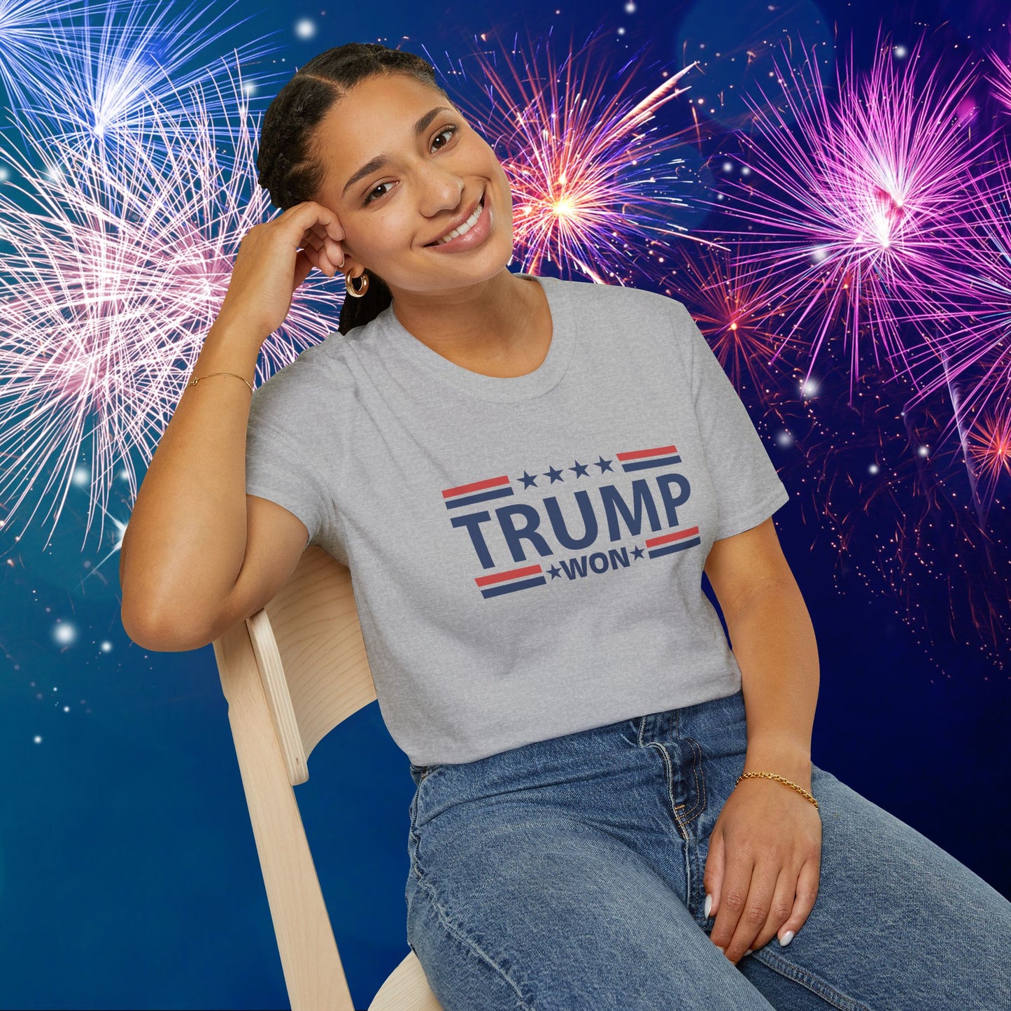 Trump Won (2) Adult T-shirt