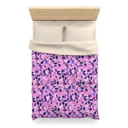 Lilac Serenade Microfiber Duvet Cover