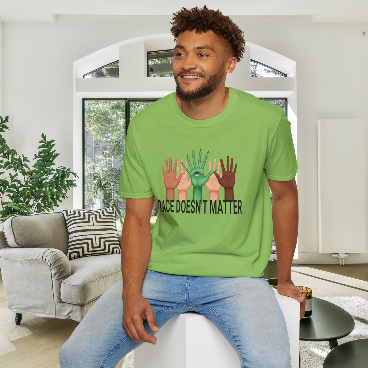 Race Doesn't Matter Adult T-shirt