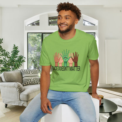 Race Doesn't Matter Adult T-shirt