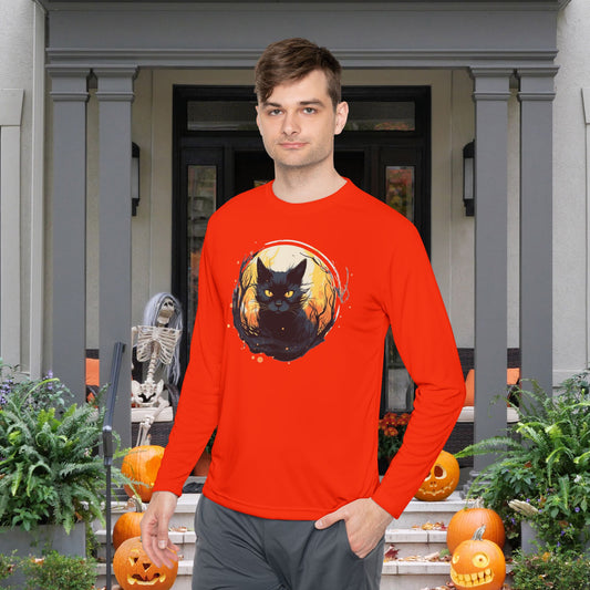 Creepy Black Cats 13 Adult Long Sleeve Tee