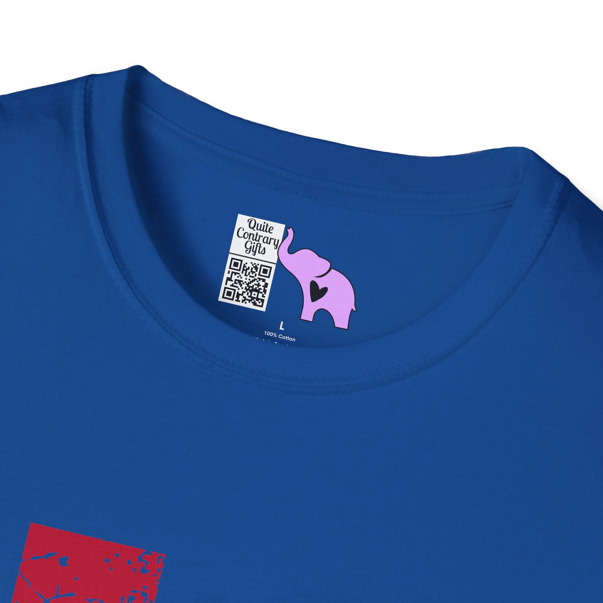 Red & Blue Texas Longhorn Adult Tshirt