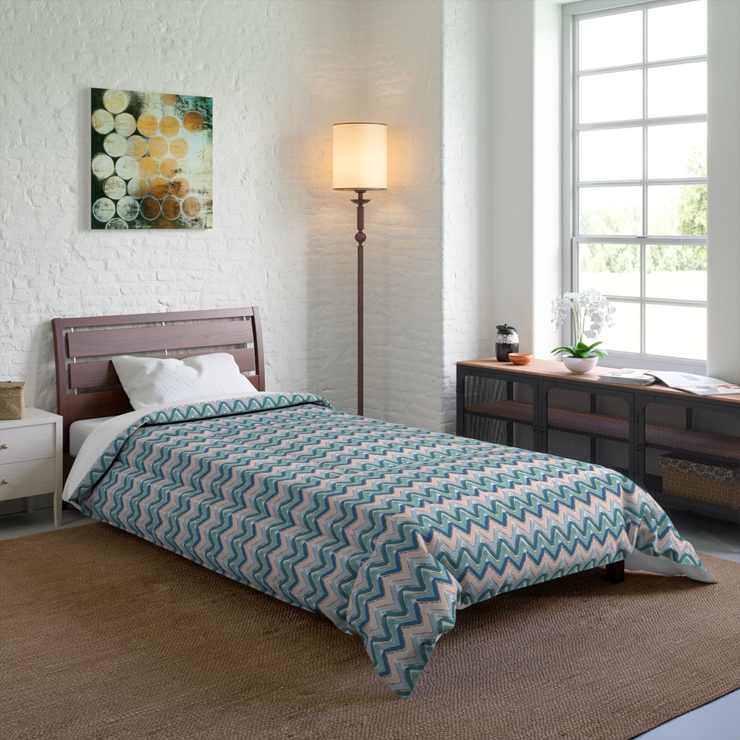 Serene Chevron Comforter