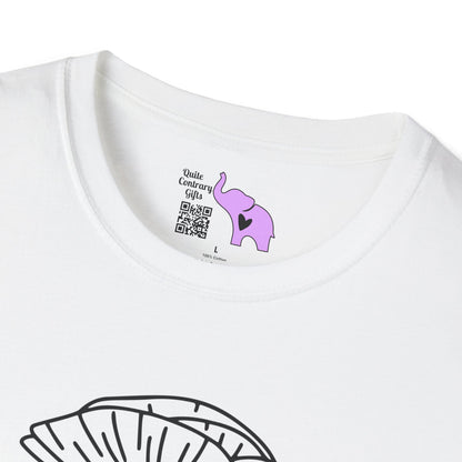 Faith (Vertical, Floral) Adult T-shirt