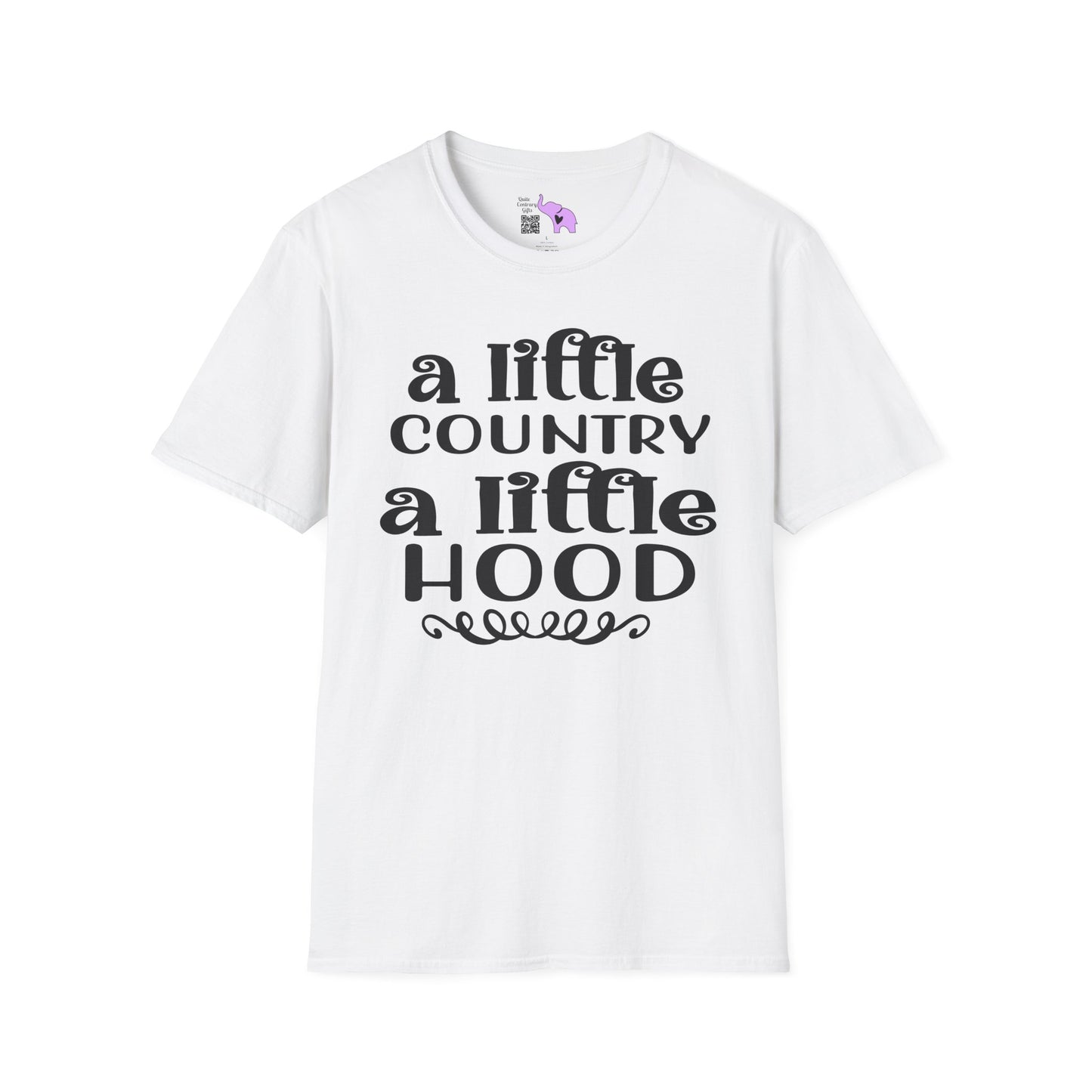 A Little Country A Little Hood Adult T-shirt