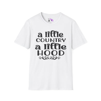A Little Country A Little Hood Adult T-shirt