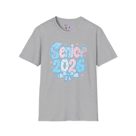 Preppy Senior 2026 Adult T-shirt