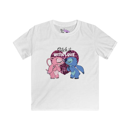 Stitch It With Love Youth Softstyle Tee