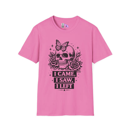I Came, I Saw, I Left Adult T-shirt