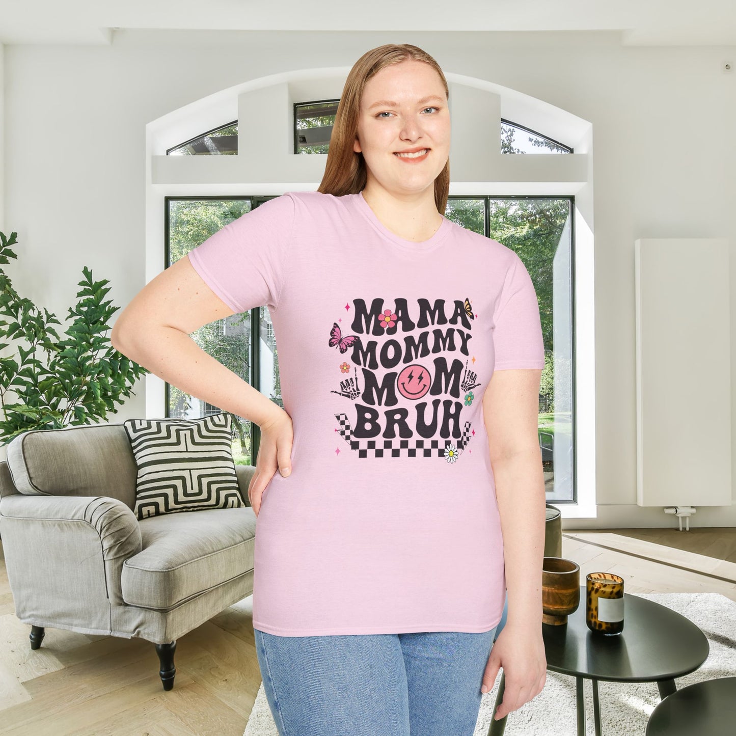 Mama Mommy Mom Bruh Adult T-shirt