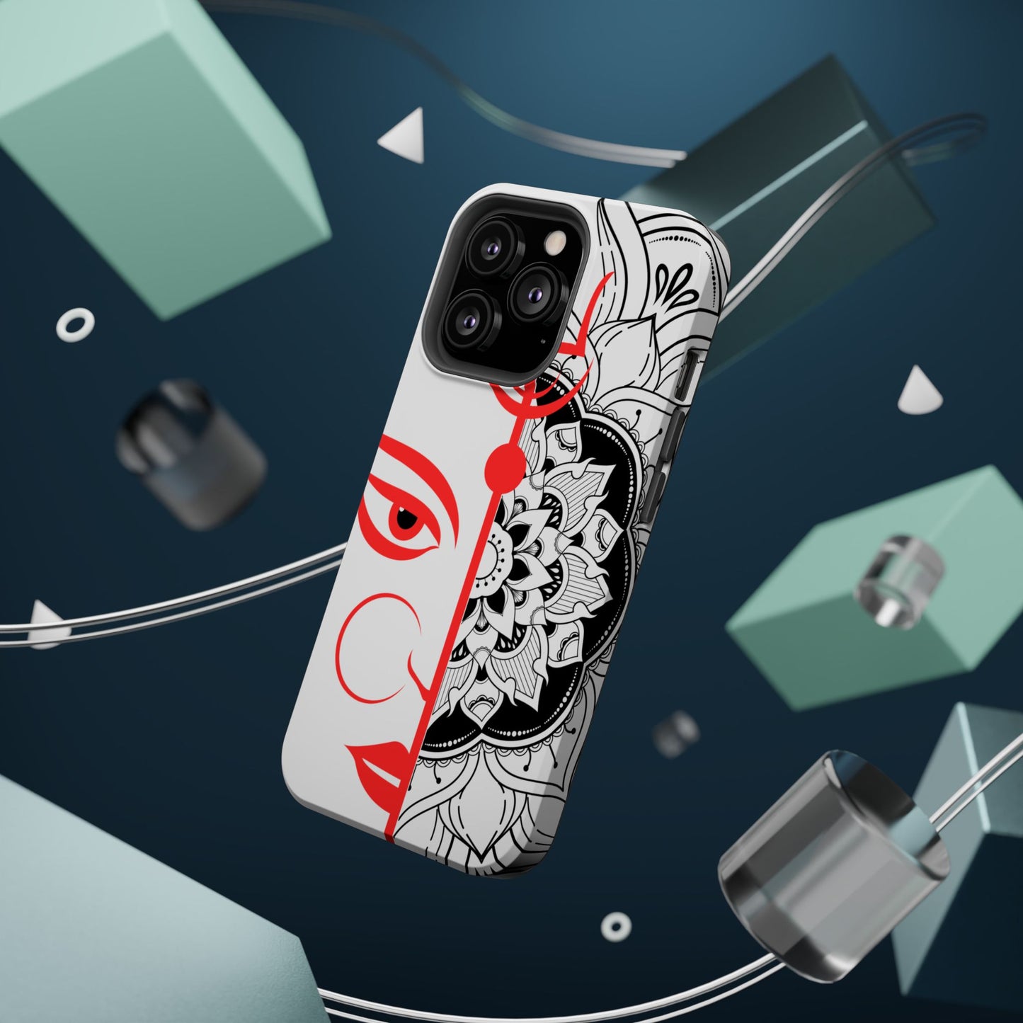 Goddess Durga Mata w/Manala MagSafe® Compatible Tough Case for iPhone