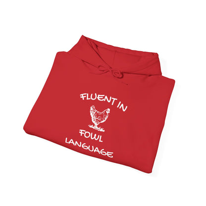 Fluent in Fowl Language Heavy Blend™ Hooded Sweatshirt