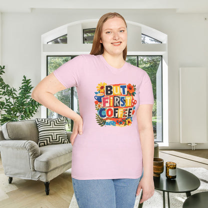 But First Coffee Adult T-shirt