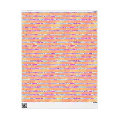 Split Spectrum Camo Wrapping Paper