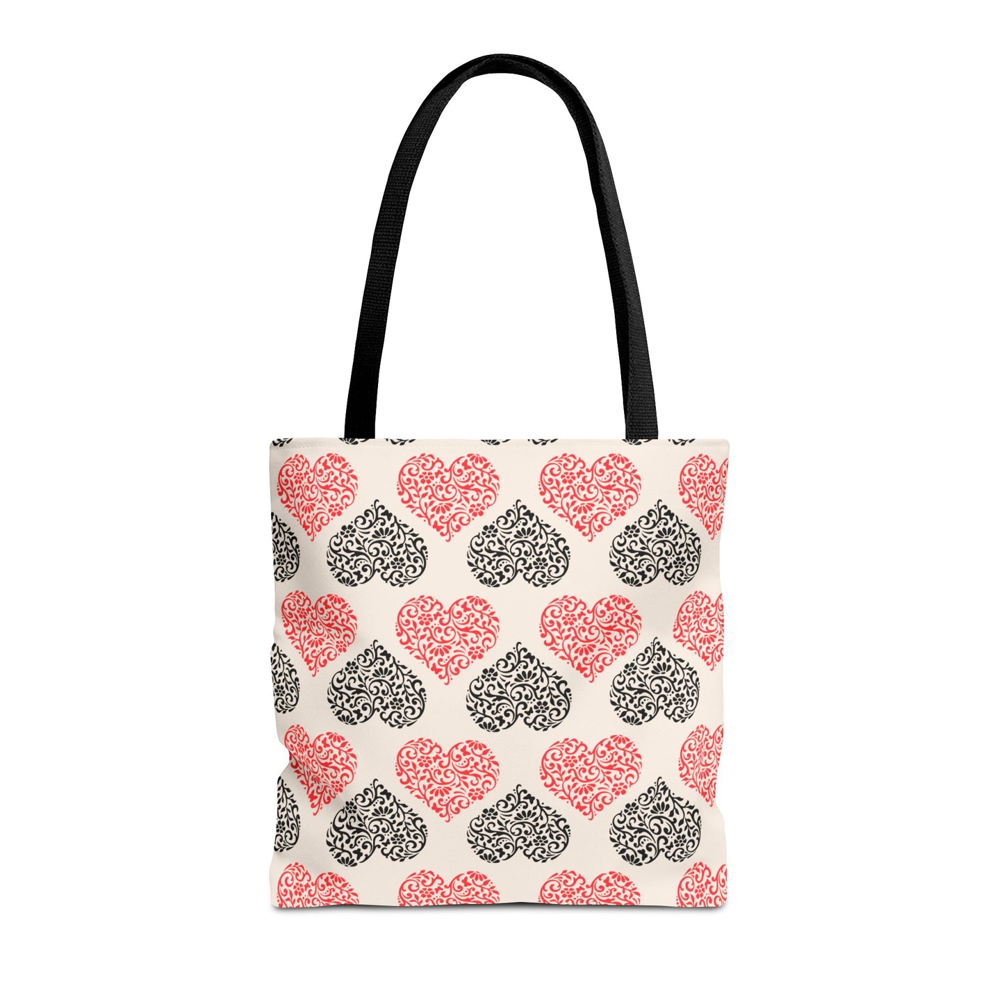 Rustic Hearts Canvas Tote Bag