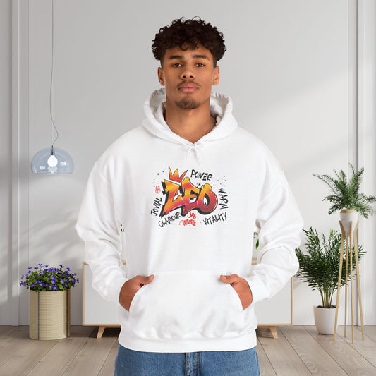 Leo Street Art Heavy Blend™ Hooded Sweatshirt