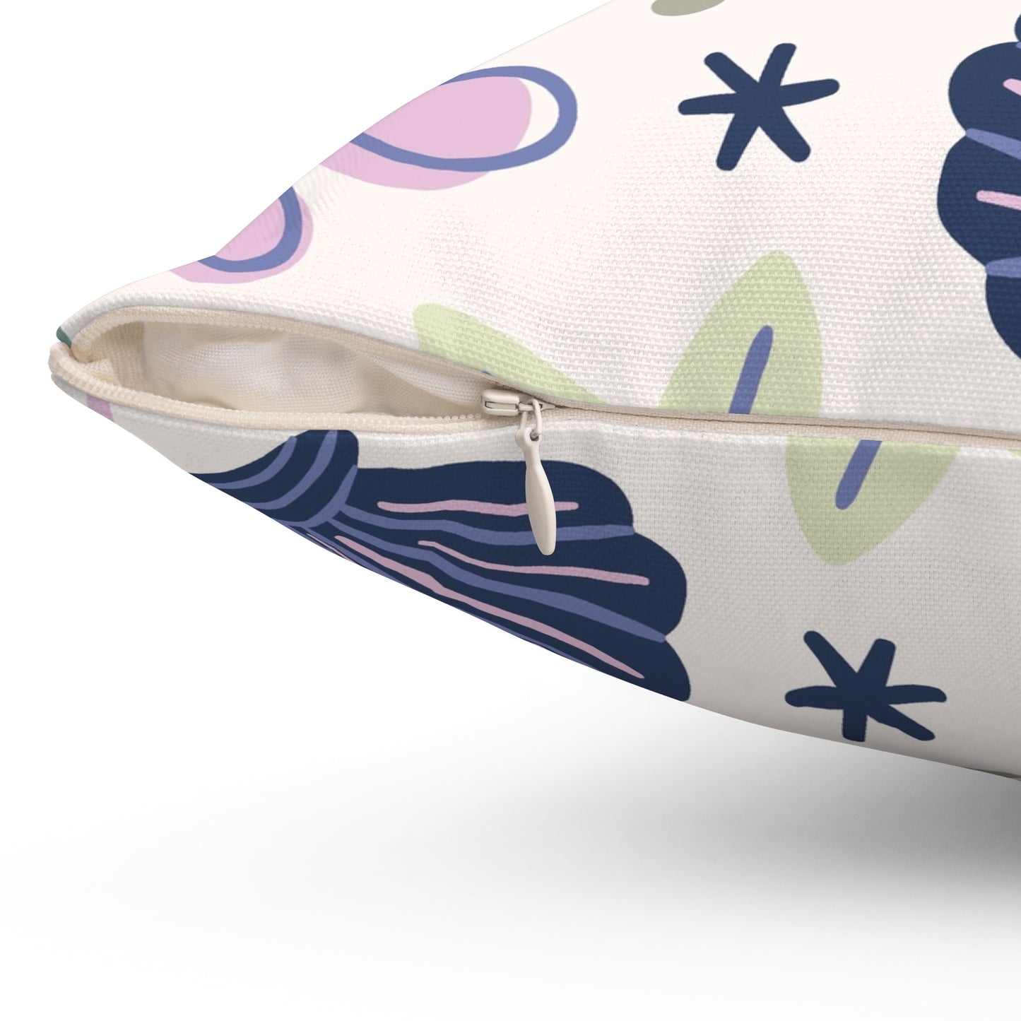 Shellflower Cove Throw Pillow