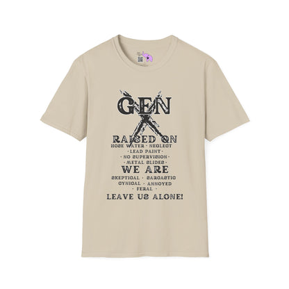 Gen X Raised On.. We Are... Leave Us Alone T-shirt