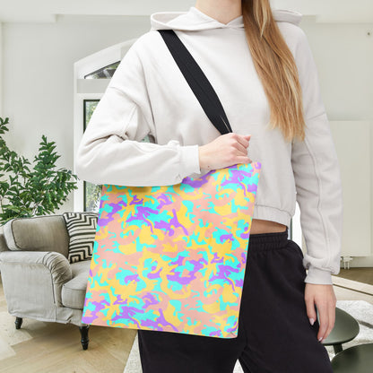 Dreamsicle Camo Canvas Tote Bag
