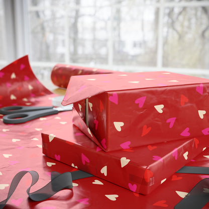 Cupid's Confetti Wrapping Paper