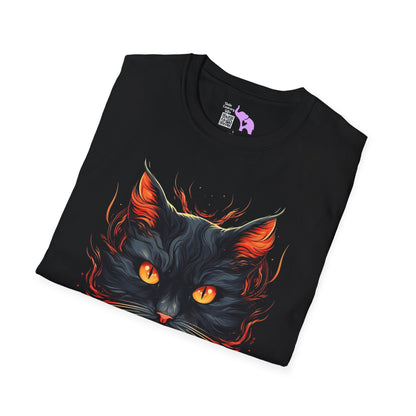 Creepy Black Cats 10 Adult T-shirt