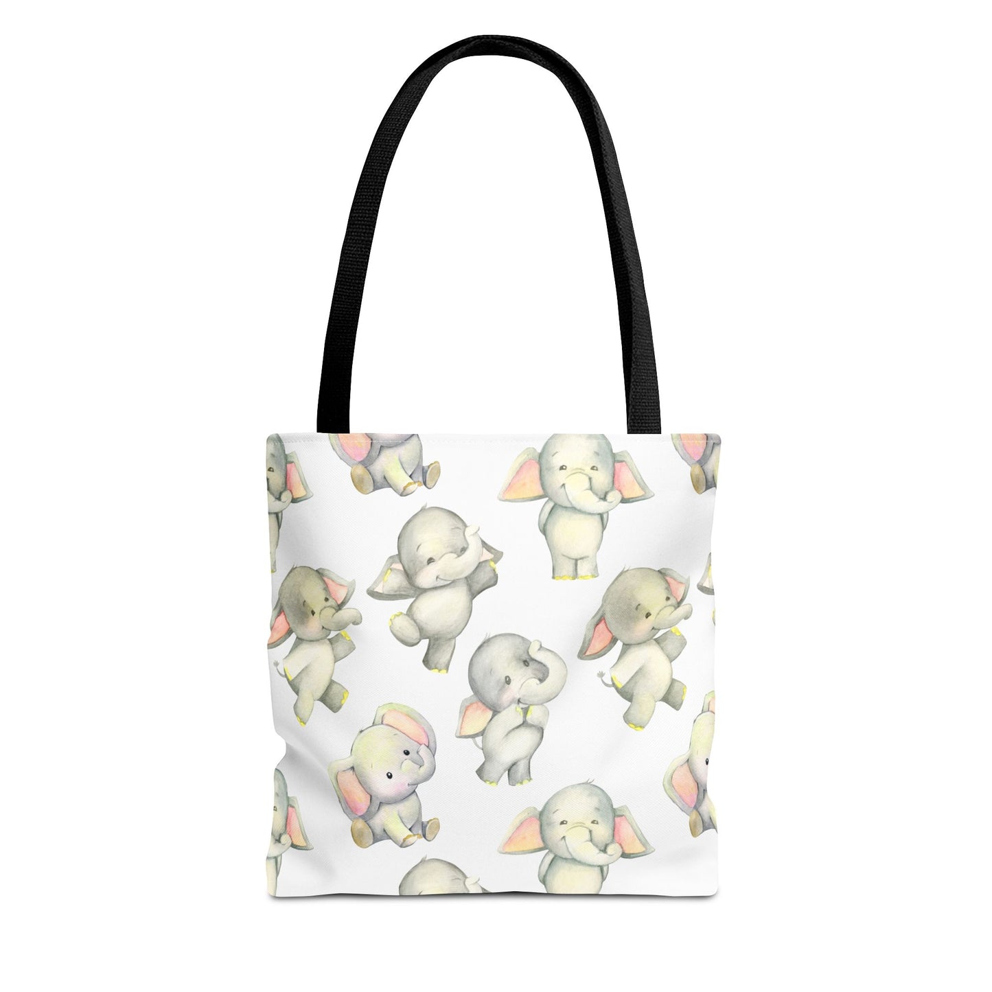 Dancing Elephants Canvas Tote Bag
