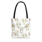 Dancing Elephants Canvas Tote Bag