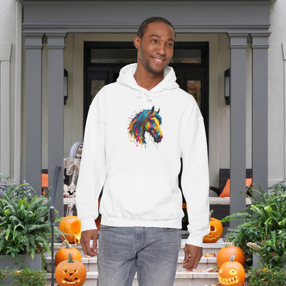 Colorful Horse Heavy Blend™ Hooded Sweatshirt