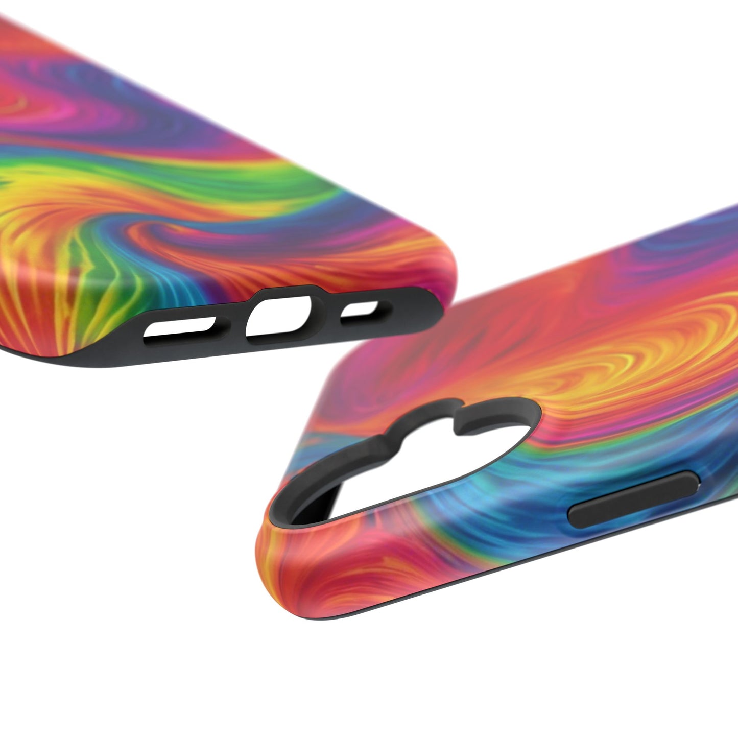 Tie Dye Color Swirl MagSafe® Compatible Tough Case for iPhone