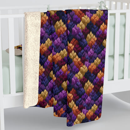 Velour Garden Fleece Blanket