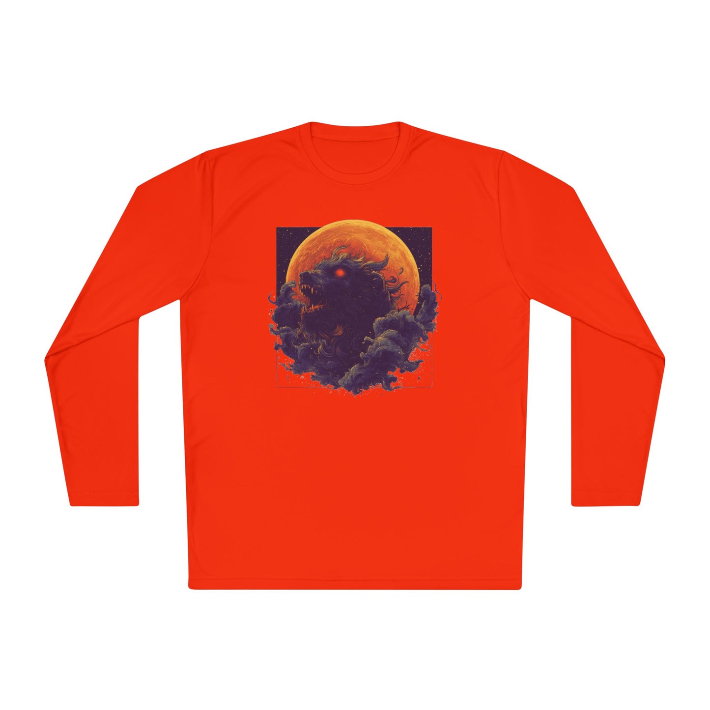 Halloween Monster Adult Long Sleeve Tee