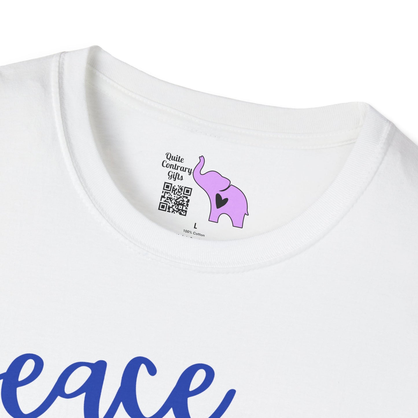 Peace Love Back The Blue Adult T-shirt