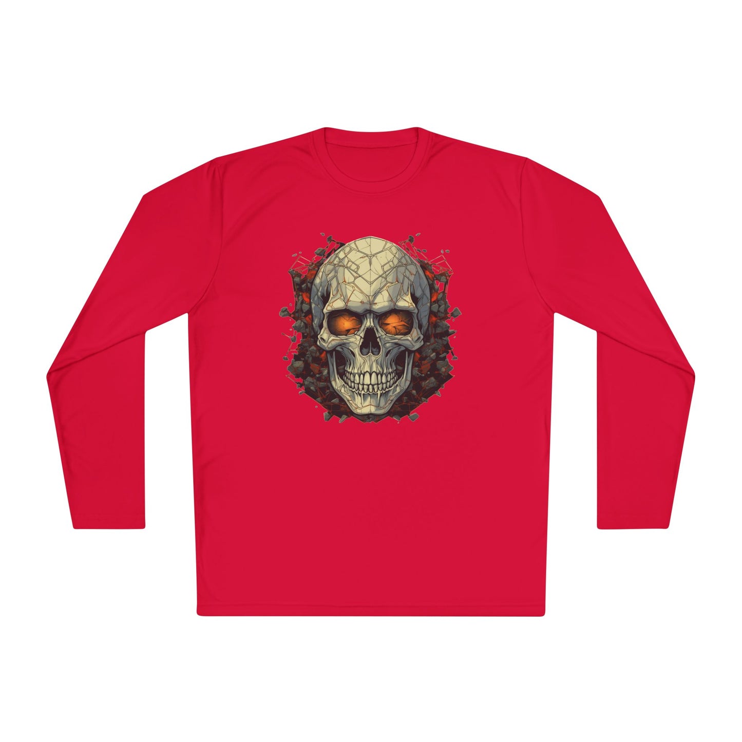 Creepy Bones 9 Adult Long Sleeve Tee
