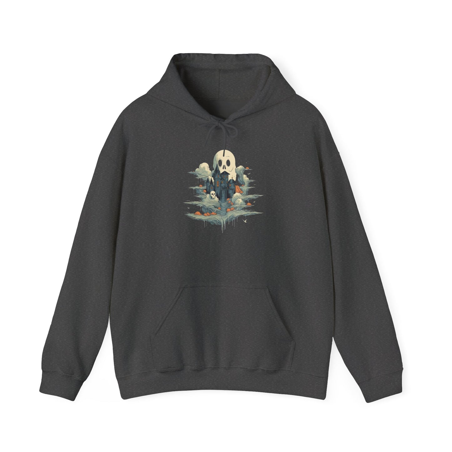 Creepy Ghost 14 Heavy Blend™ Hooded Sweatshirt