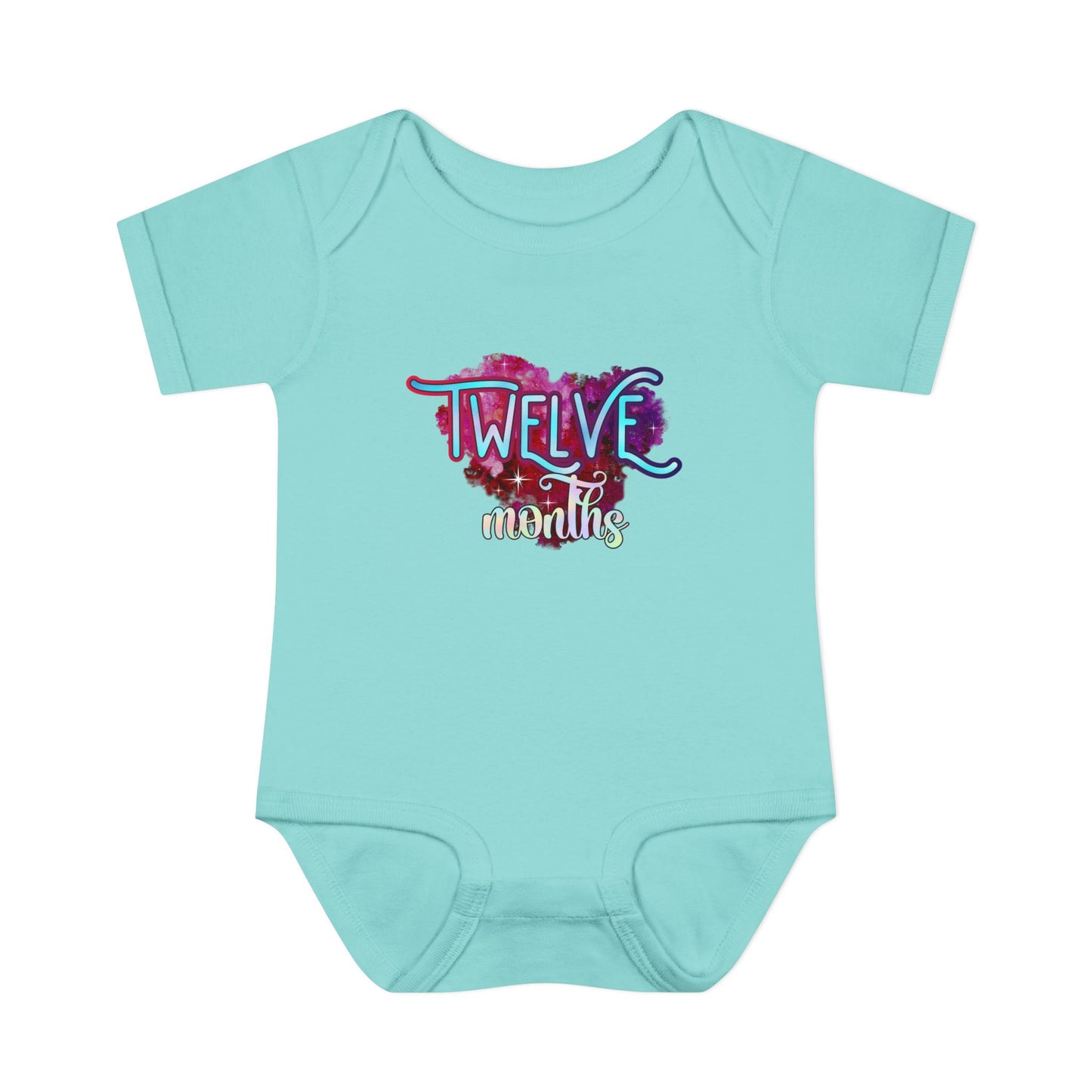Stardust Baby Milestone Bodysuit-Twelve Months